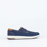 Cross Over Lace Up Boat Shoe