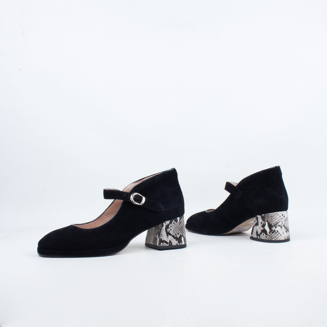 Podium Heeled Mary Jane