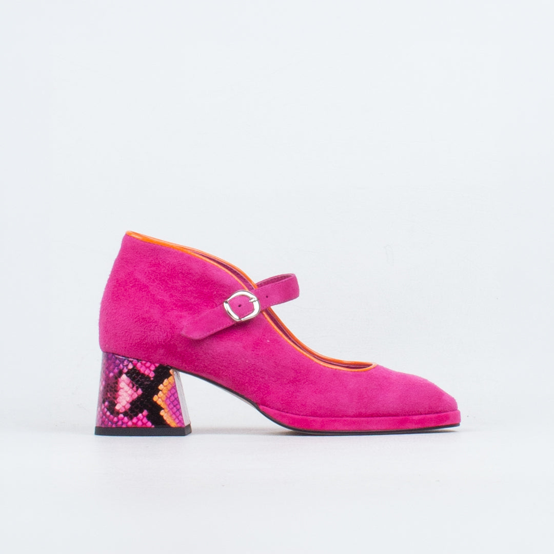 Podium Heeled Mary Jane