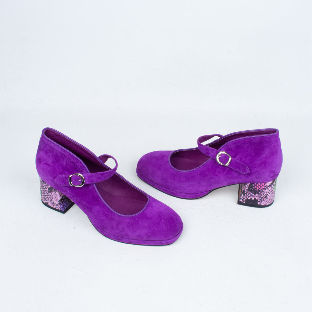 Podium Heeled Mary Jane