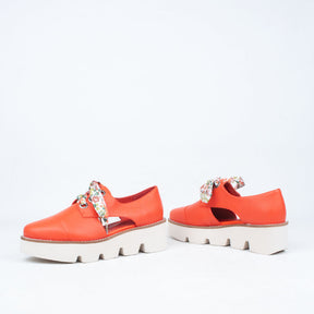 Pine Platform Lace Up