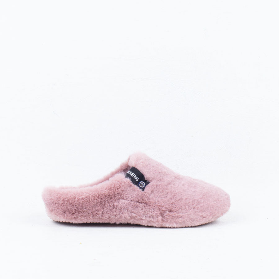 Comfy W Fuchsia Beige Fur Microsuede Slippers by Ziera | Shop Online at  Styletread NZ