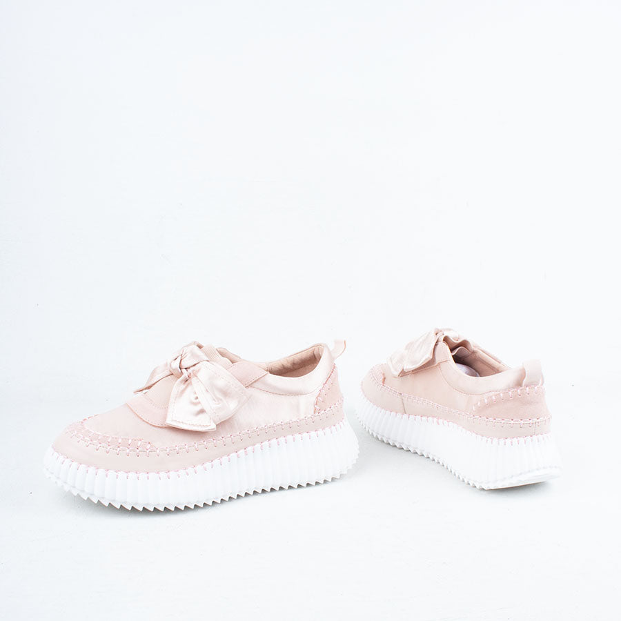 Stitched Bow Sneaker